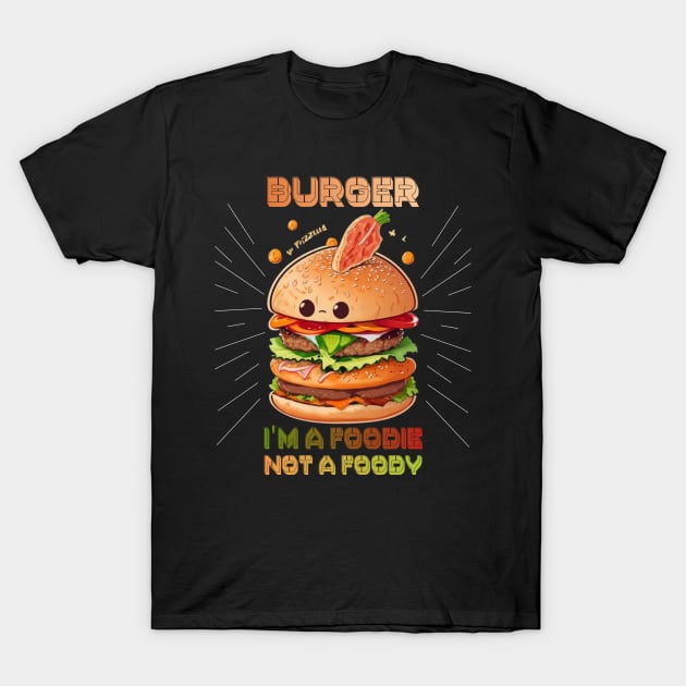 burger T-Shirt by AOAOCreation